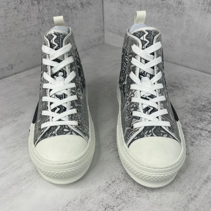 Dior x Shawn B23 High Top "Black-White Embroidery"