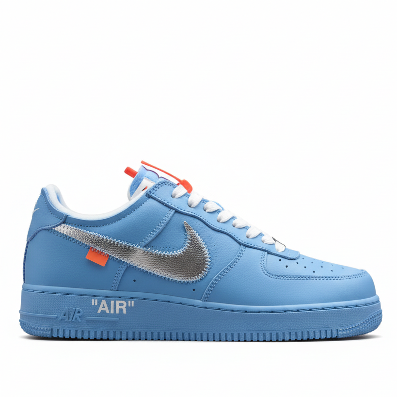Off-White x Nike Air Force 1 "MCA University Blue"