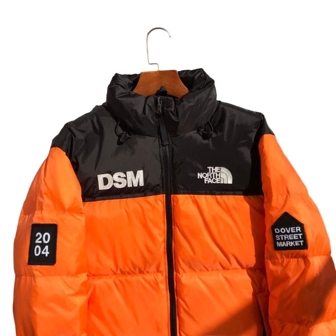 Dover Street Market x The North Face 700 Down Jacket "Orange-Black"