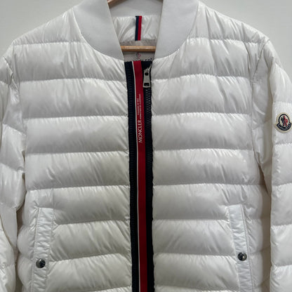 Moncler Perouges Down Bomber Jacket "White"