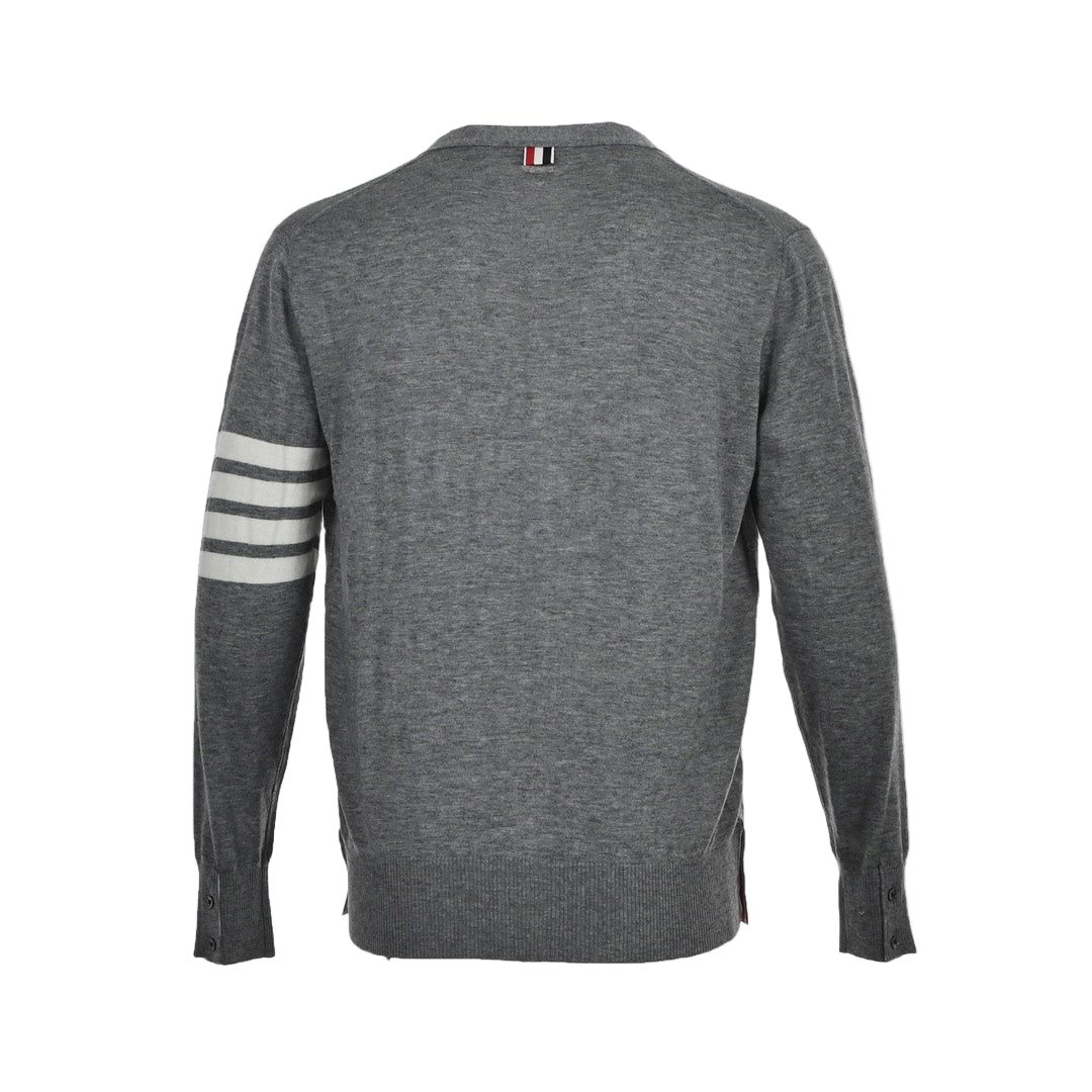 Thom Browne 4-Bar Cardigan "Dark Grey"