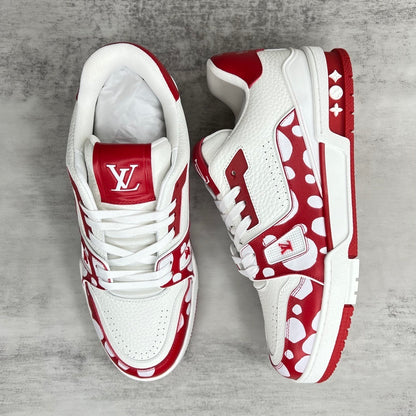 Louis Vuitton x Yayoi Kusama Trainers "Red-White"