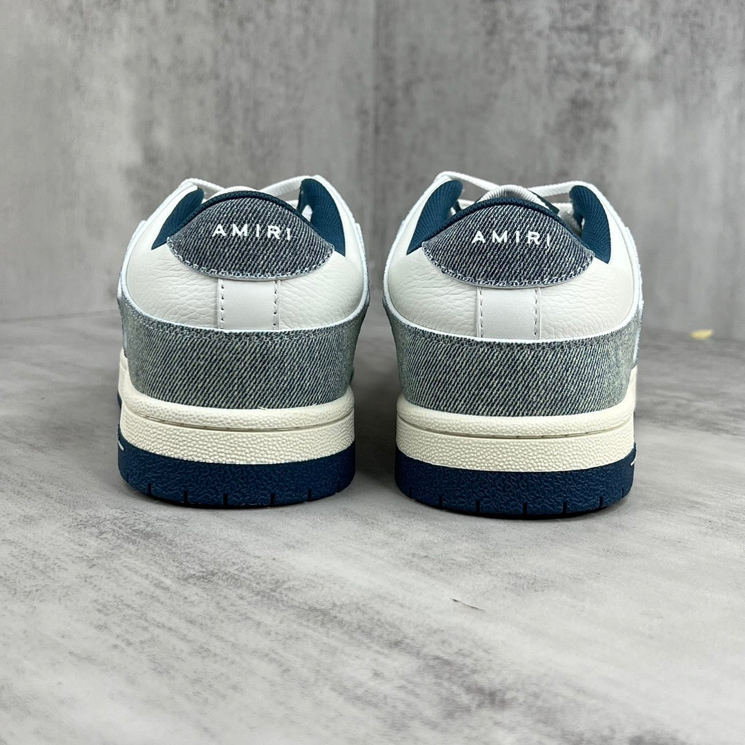 Amiri Skel Top Low "Denim Slate Blue"