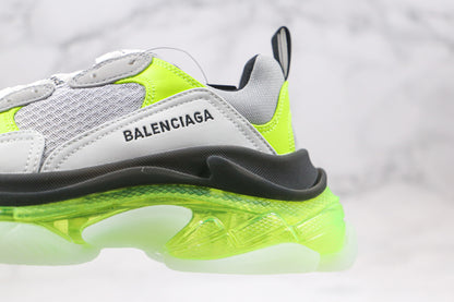 Balenciaga Triple S "Grey-Green Clear Sole"