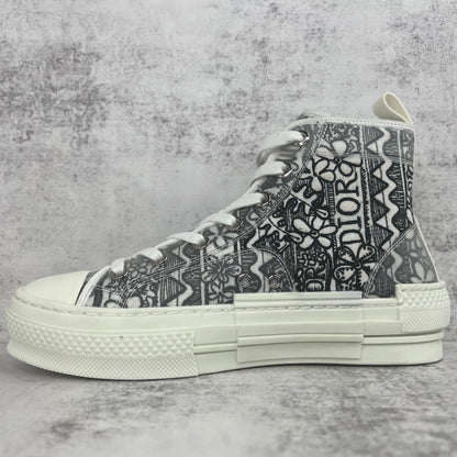 Dior x Shawn B23 High Top "Black-White Embroidery"