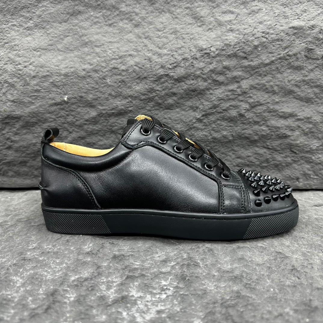 Christian Louboutin Louis Junior Spikes “Black”