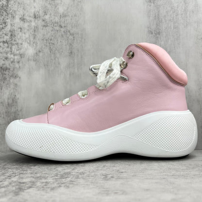 Chanel Leather Snow Boots "Pink"