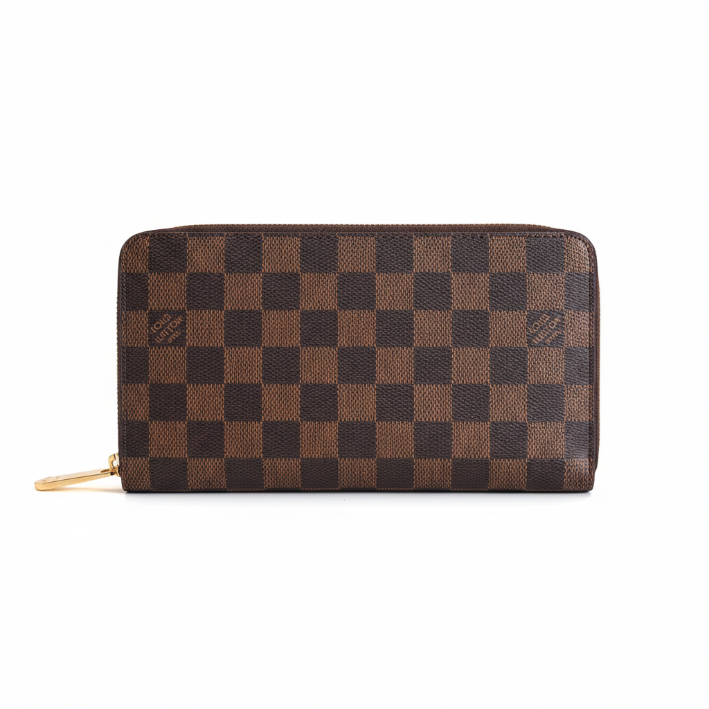 Louis Vuitton Zippy Wallet "Damier Ebene"