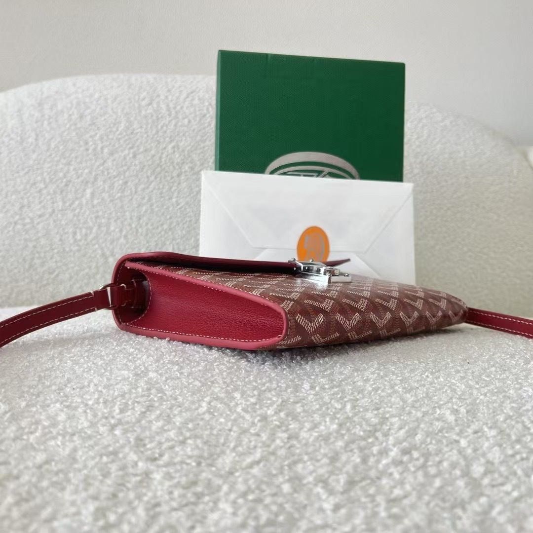 Goyard Goyardine Calfskin Chypre Wallet Pouch