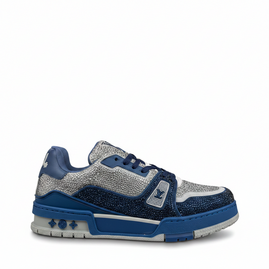 Louis Vuitton LV Trainers "Marine-Grey" Crystals
