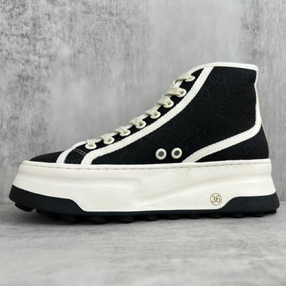 Gucci Tennis 1977 High-Top "White-Black Monogram"
