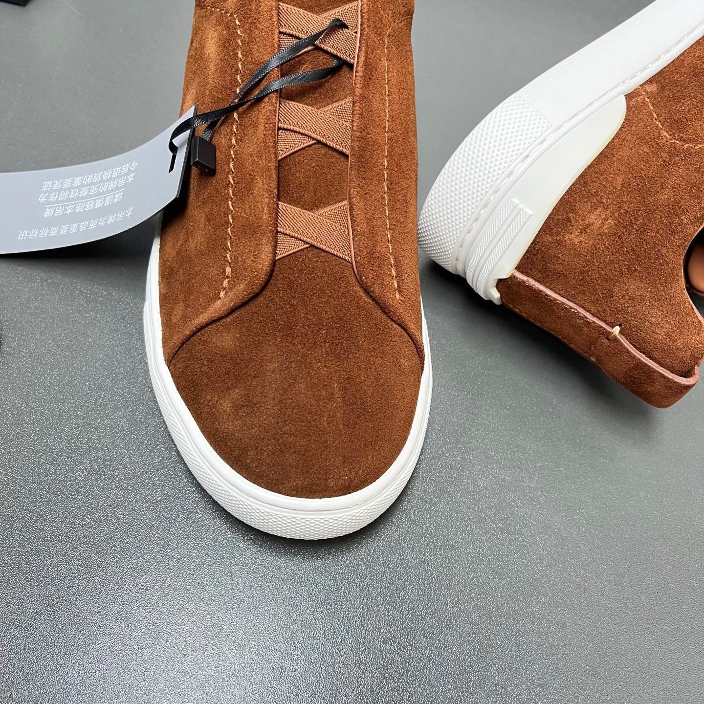 Zegna Triple Stitch "Camel"