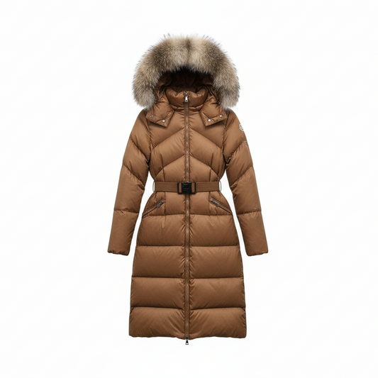 Moncler Lalteron Long Down Jacket "Brown"