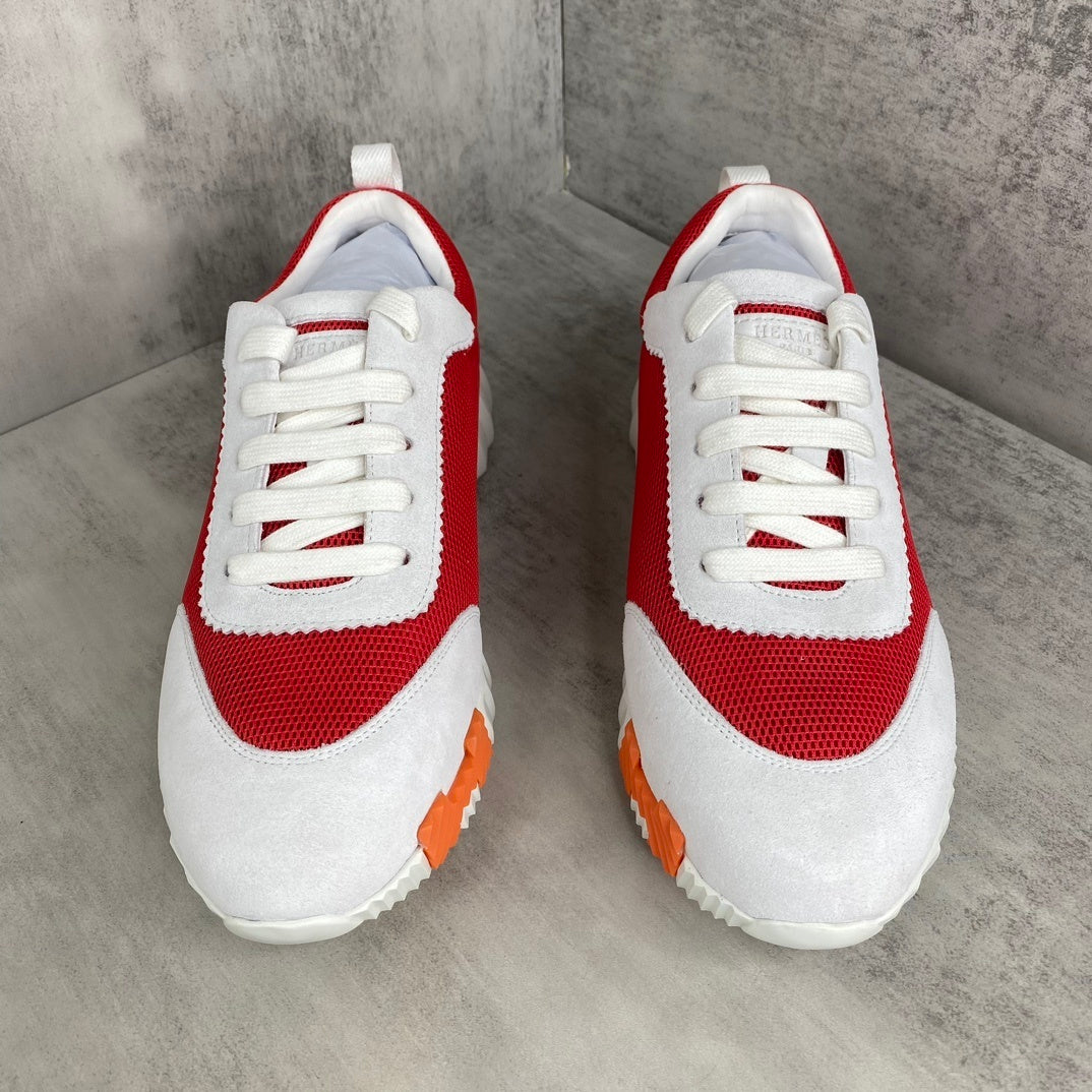Hermes Bouncing Sneakers "Red-Grey"