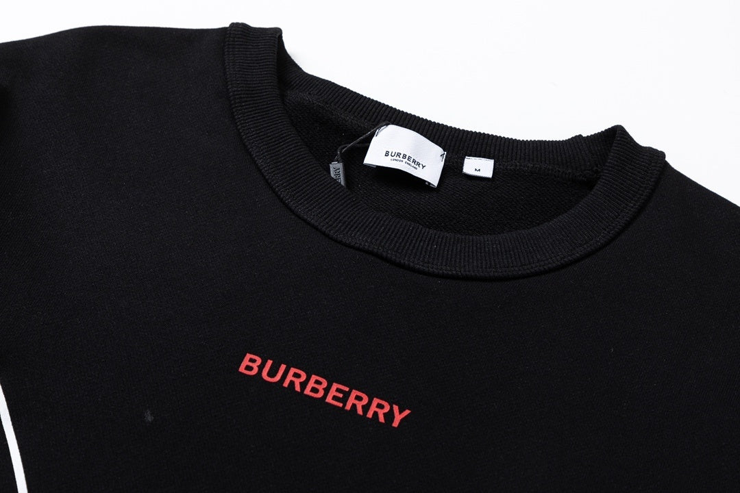 Burberry Sweatshirt "Black-White-Red"