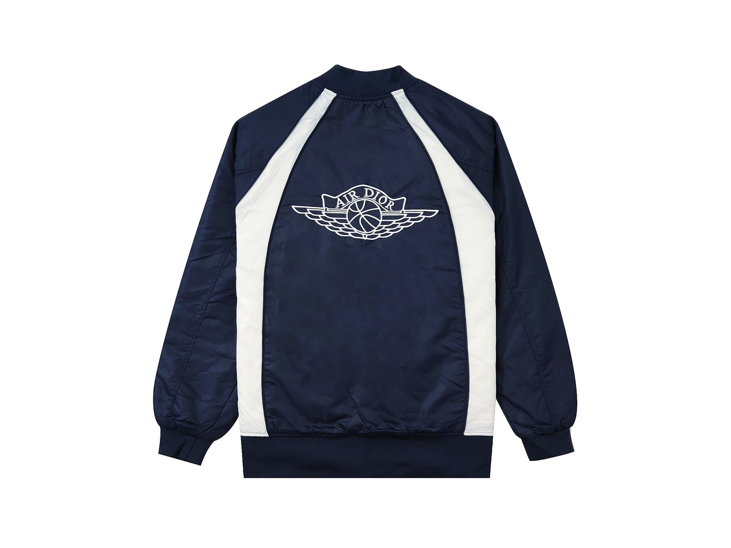 Air Jordan x Dior Bomber Jacket "Navy Blue-White"