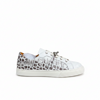 Hermes Day "White Crocodile Pattern"