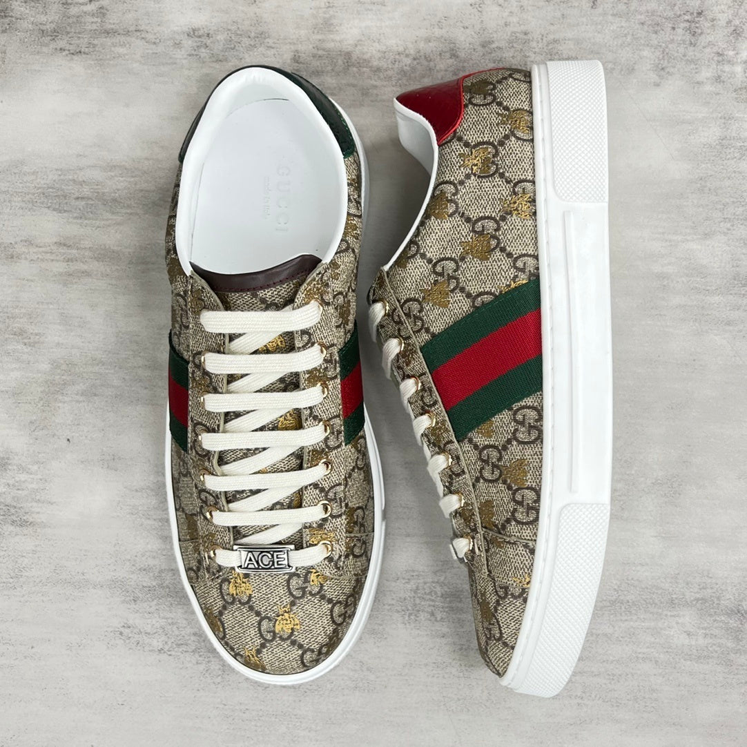 Gucci Ace "Beige Monogram"