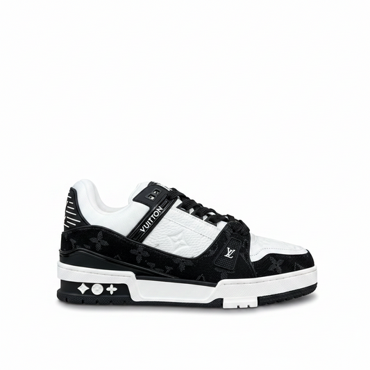Louis Vuitton LV Trainers "White-Black Denim"