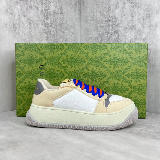 Gucci Screener Double "Beige-Grey-White Monogram"