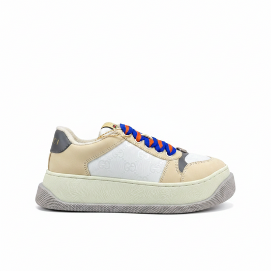 Gucci Screener Double "Beige-Grey-White Monogram"