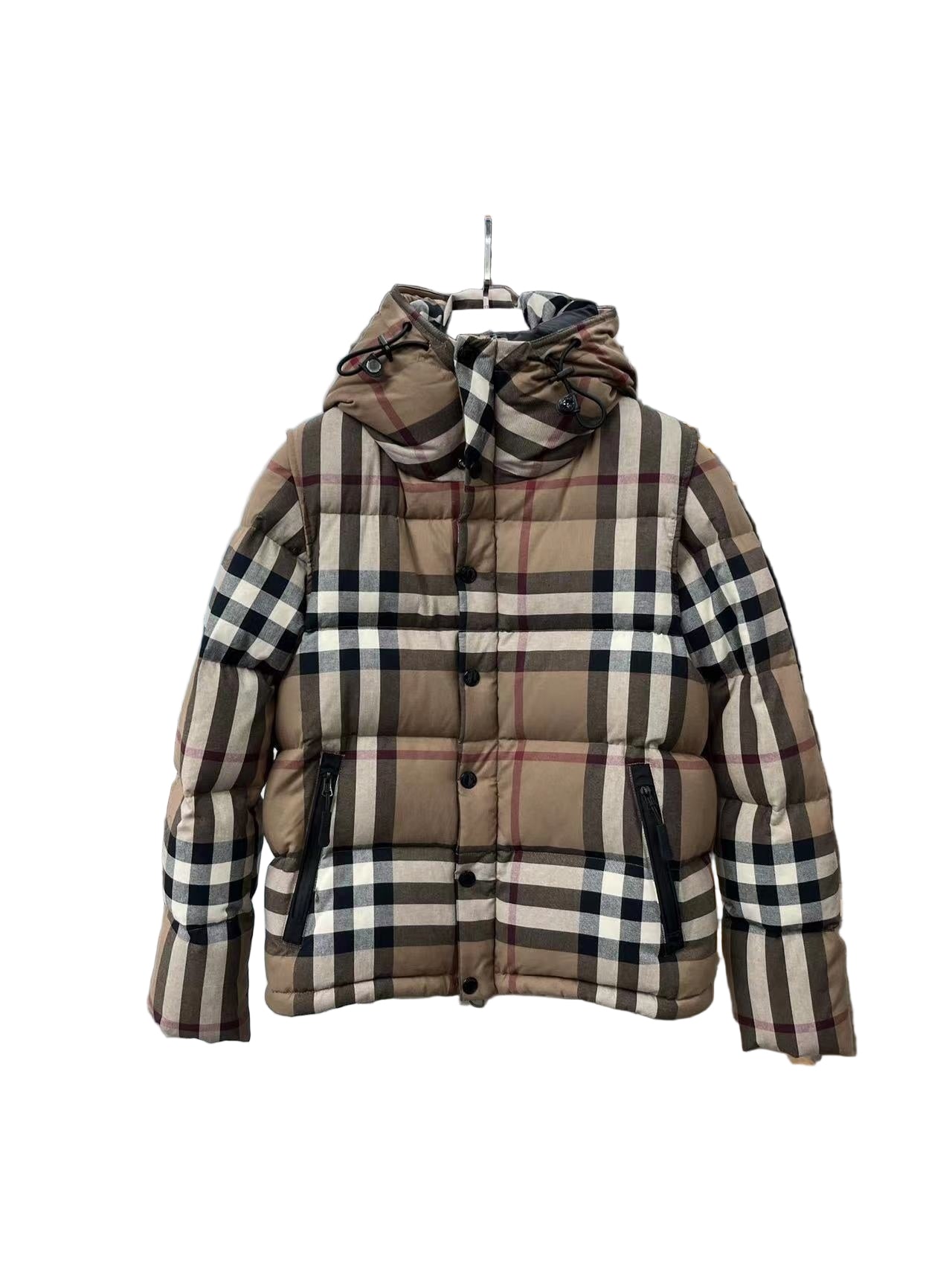 Burberry Detachable Sleeve Down Jacket "Brown"