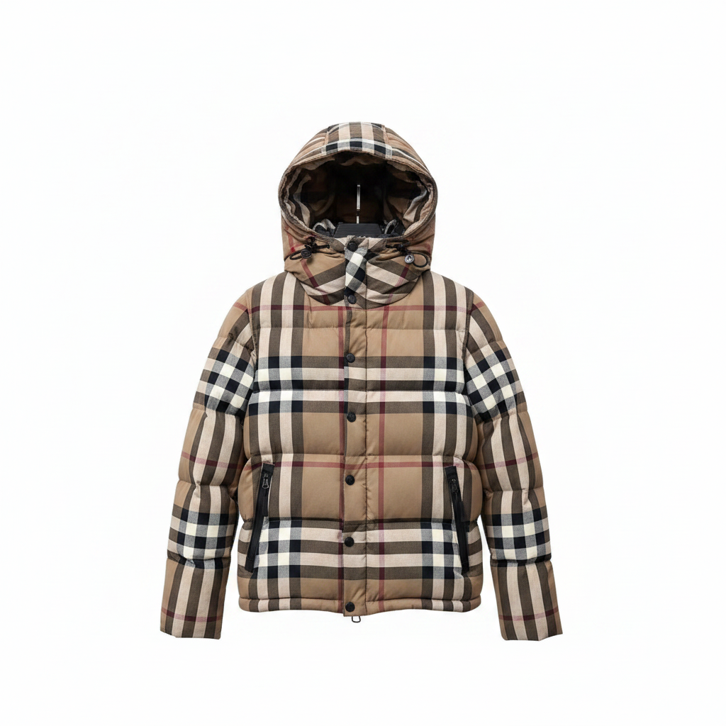 Burberry Detachable Sleeve Down Jacket "Brown"