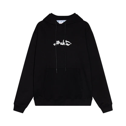 Off-White Paint Arrow Slim Hoodie "Black"