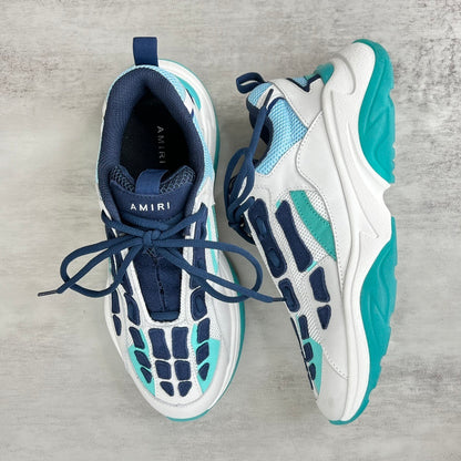 Amiri Bone Runner "White-Turquoise"