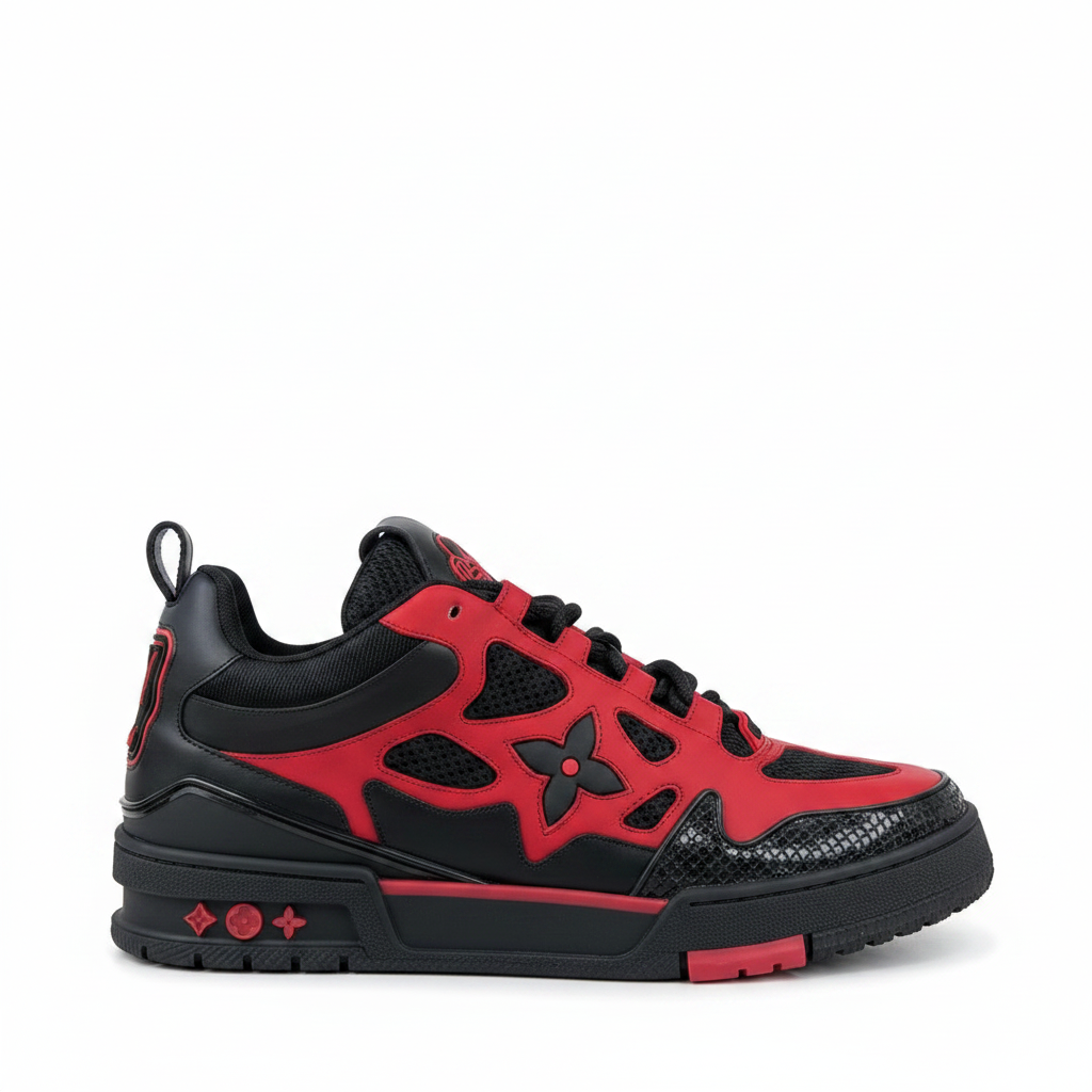 Louis Vuitton Skate "Black-Red"