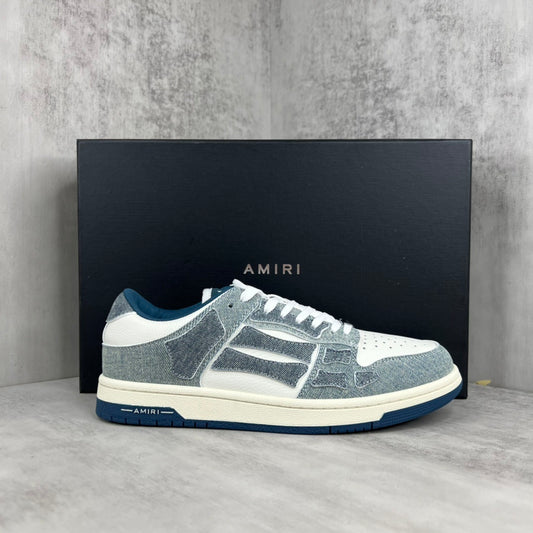 Amiri Skel Top Low "Denim Slate Blue"
