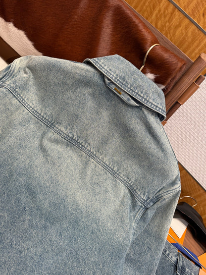 Louis Vuitton Short Sleeve Denim Workwear Shirt