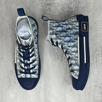Dior B23 High-Top "Navy Blue-White"