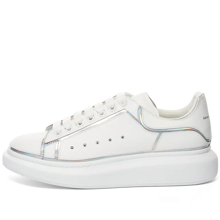 Alexander McQueen Oversized "White-Silver Holo"