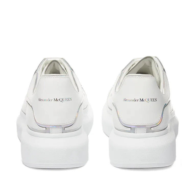 Alexander McQueen Oversized "White-Silver Holo"