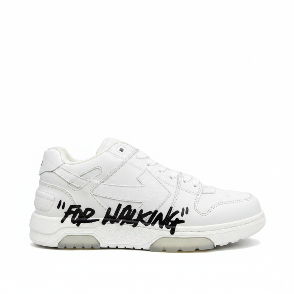 Off-White Out Of Office "White-Black For Walking"