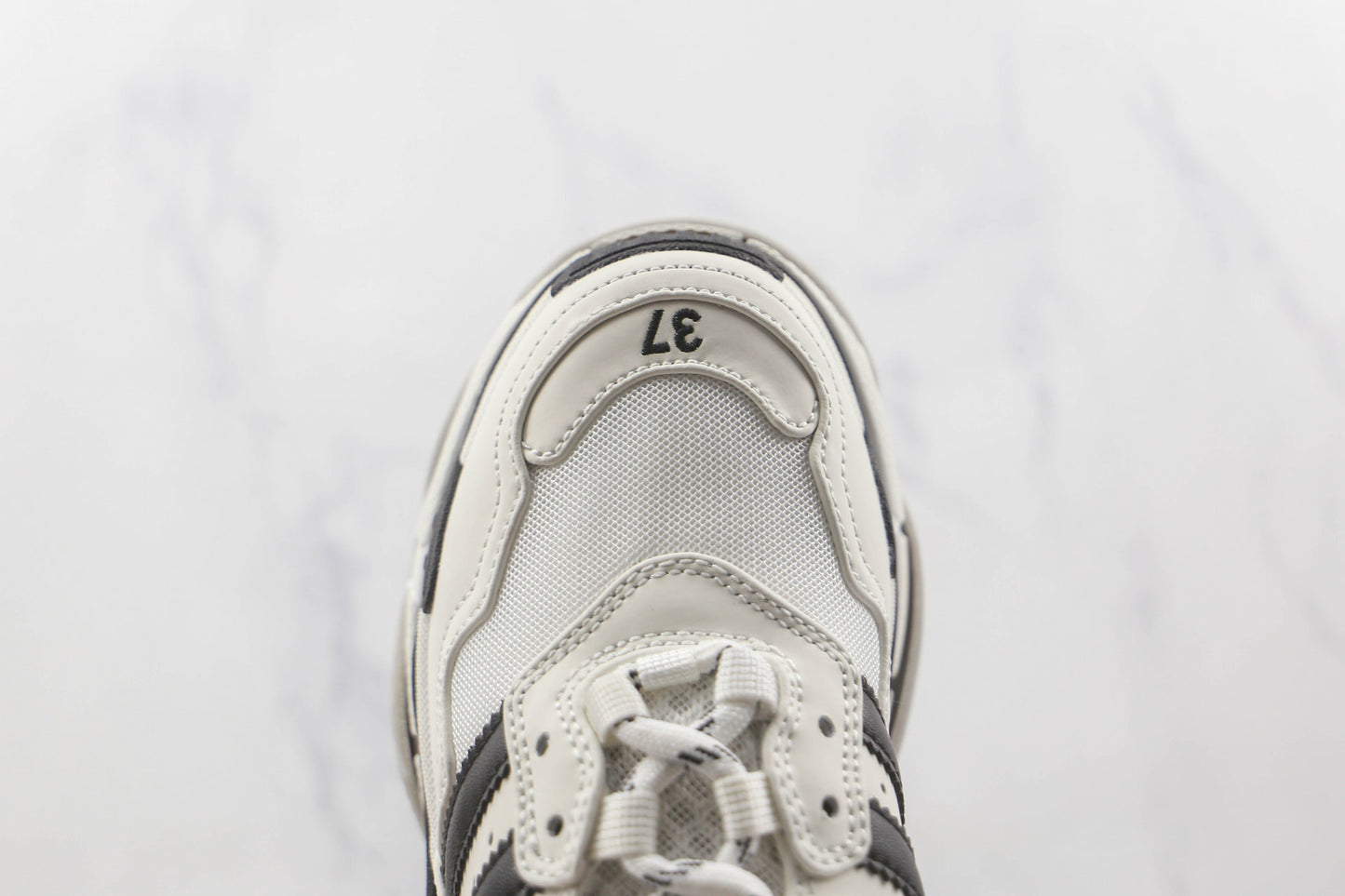 Balenciaga x Adidas Triple S "White-Black"