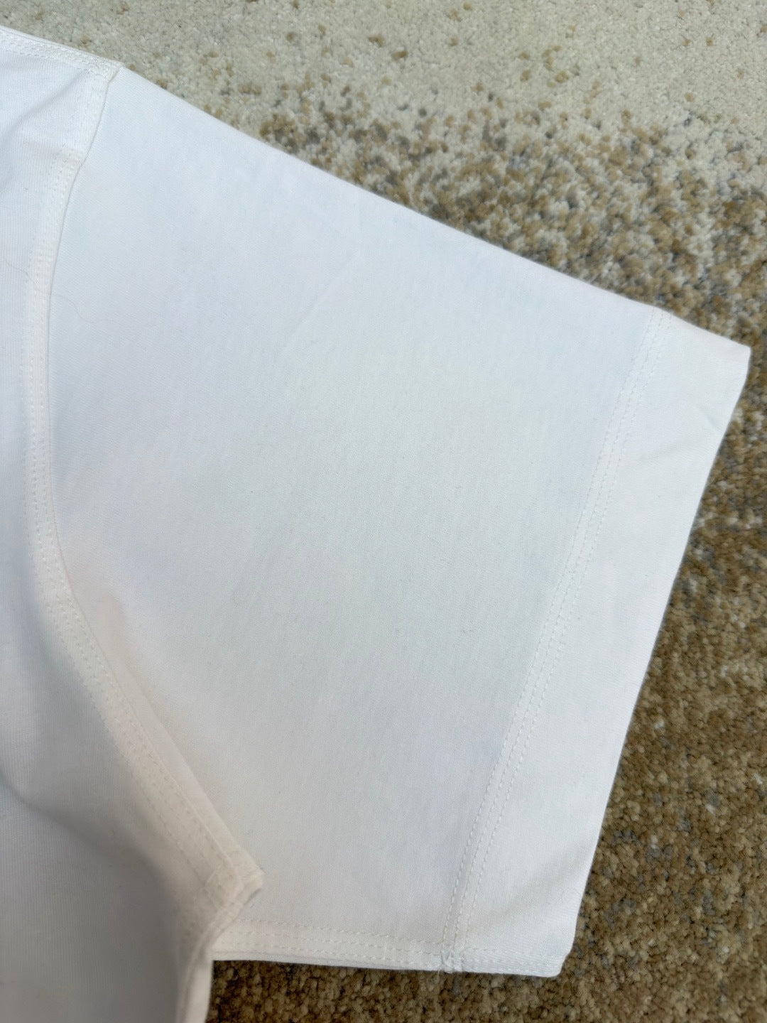 Burberry Equestrian Knight Cotton T-Shirt "White-Yellow"