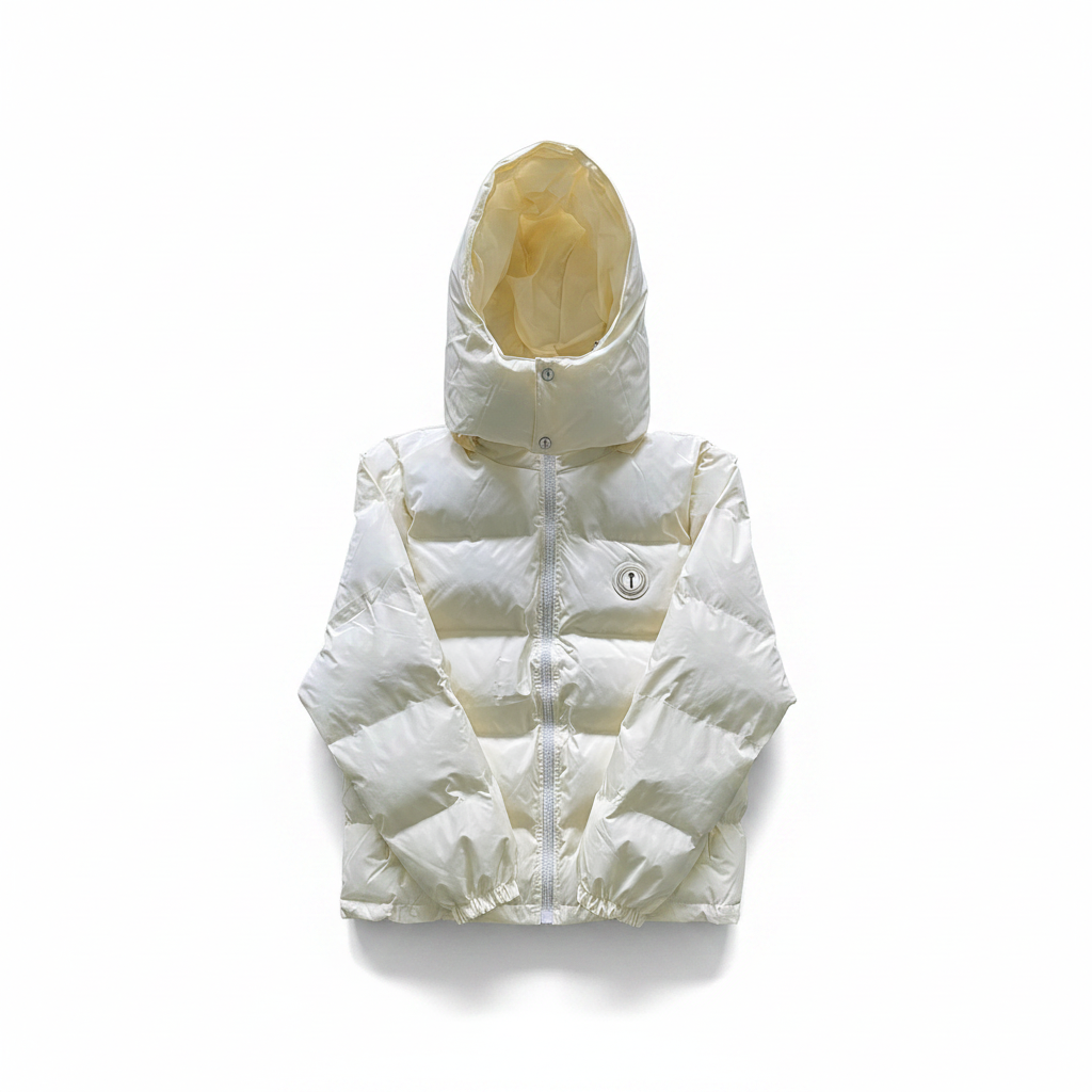 Trapstar Irongate Down Jacket "Cream"