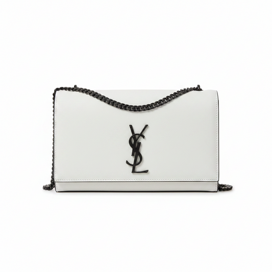 Saint Laurent Kate Medium in Grain De Poudre Embossed Leather
