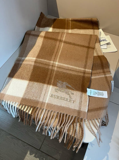 Burberry Cashmere Scarf "Brown"