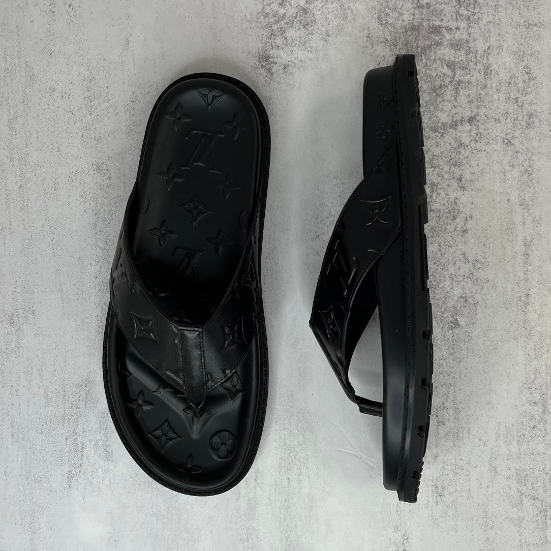 Louis Vuitton Flip-Flops "Black"