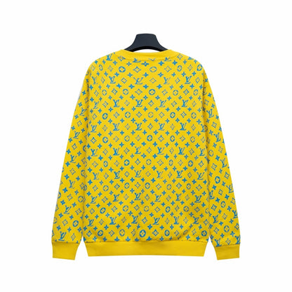 Louis Vuitton Monogram Rainbow Playground Graphic Sweatshirt "Yellow-Blue"