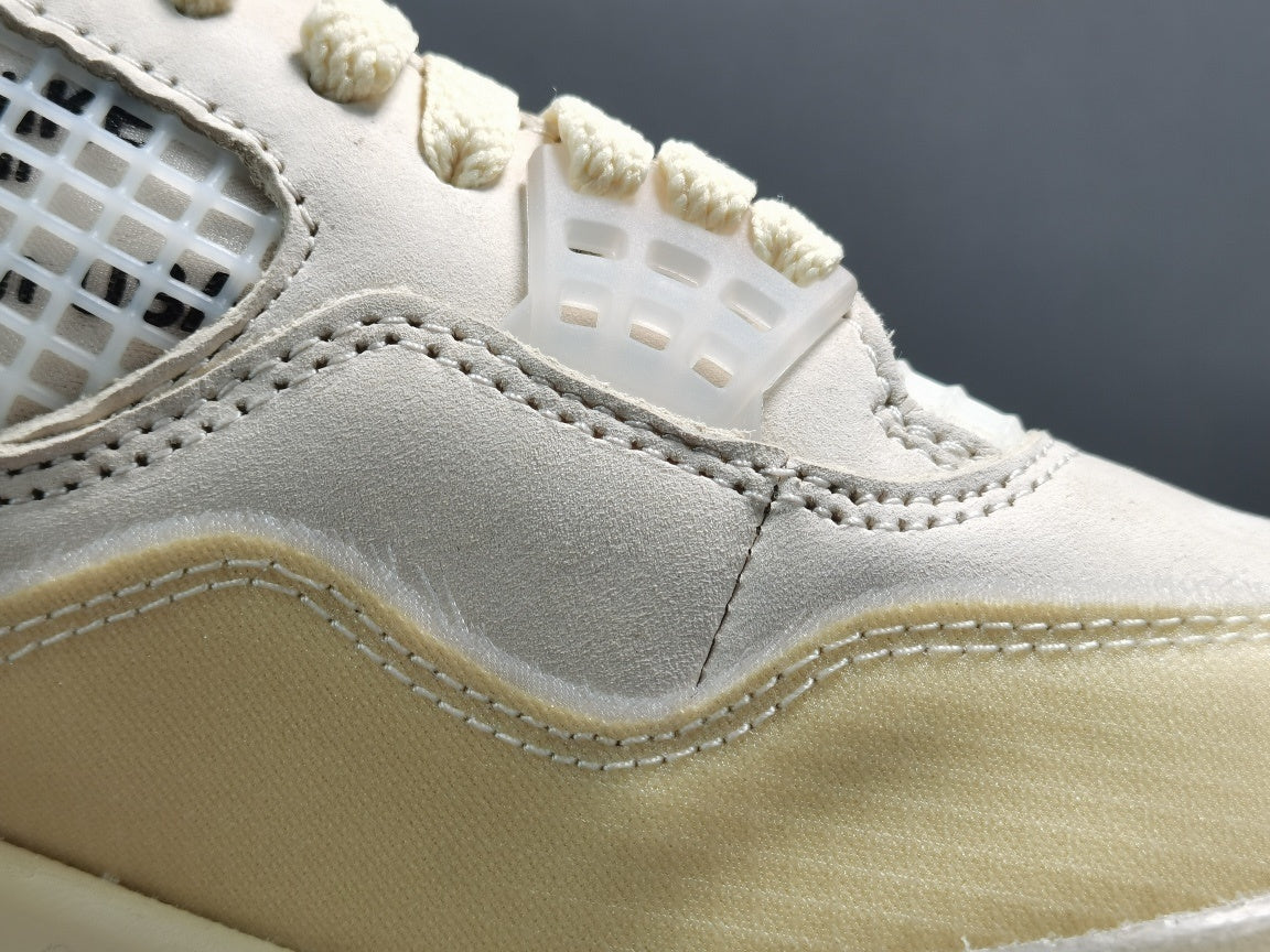 Off-White x Air Jordan 4 Retro SP "Sail"