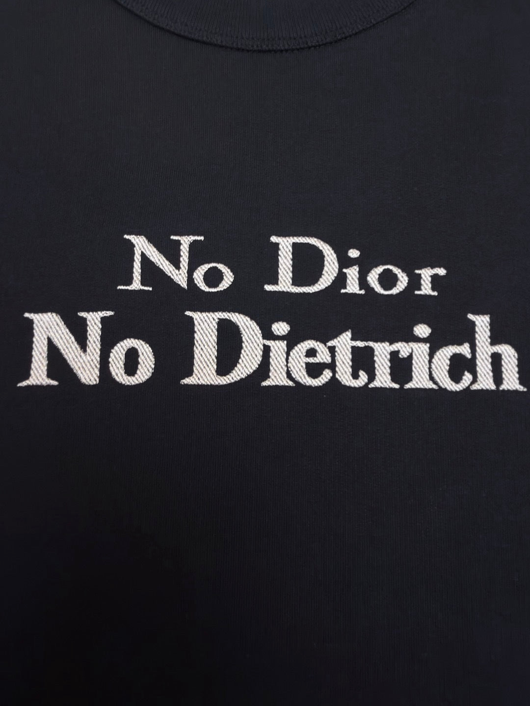 Dior Sweatshirt with Embroidery "Black and White Cotton Fleece"