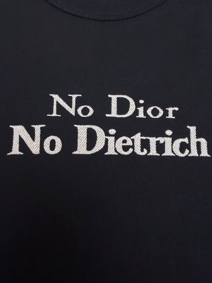 Dior Sweatshirt with Embroidery "Black and White Cotton Fleece"