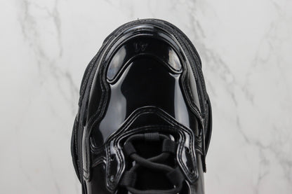 Balenciaga Triple S "Black Leather Gloss"