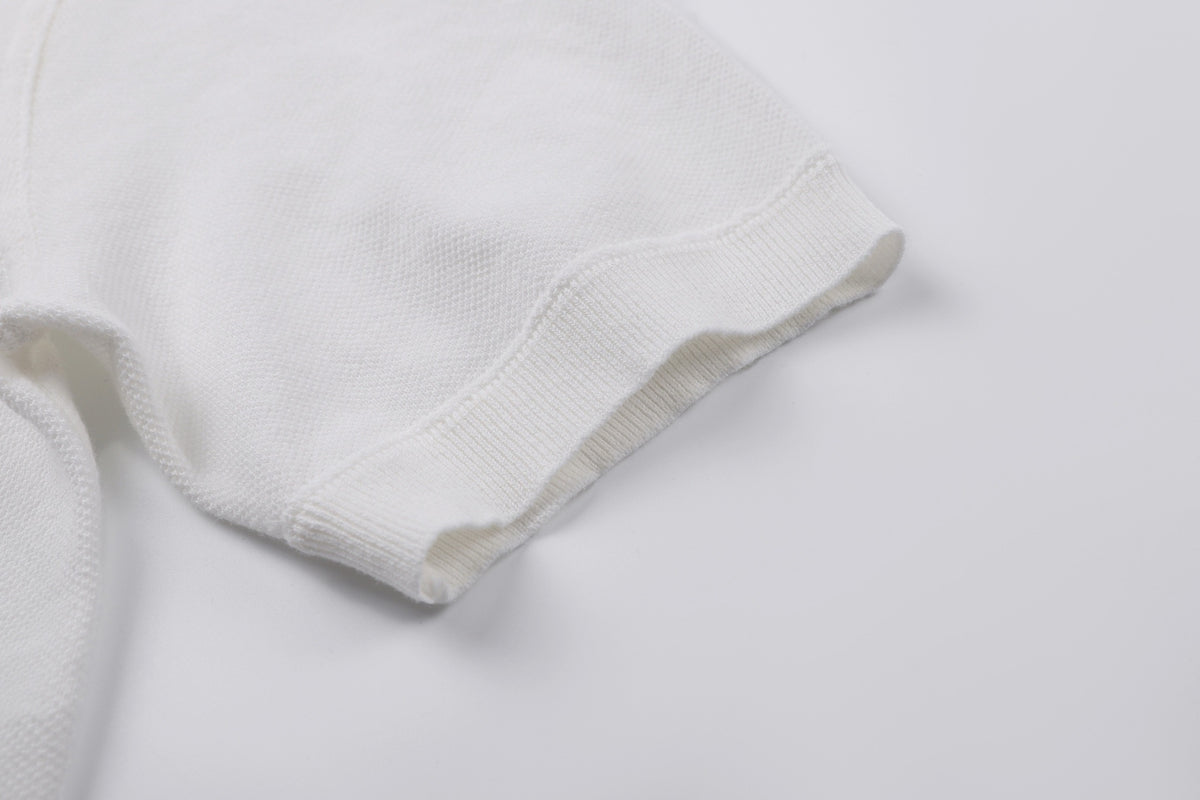 Zegna Cotton Polo Shirt "White"