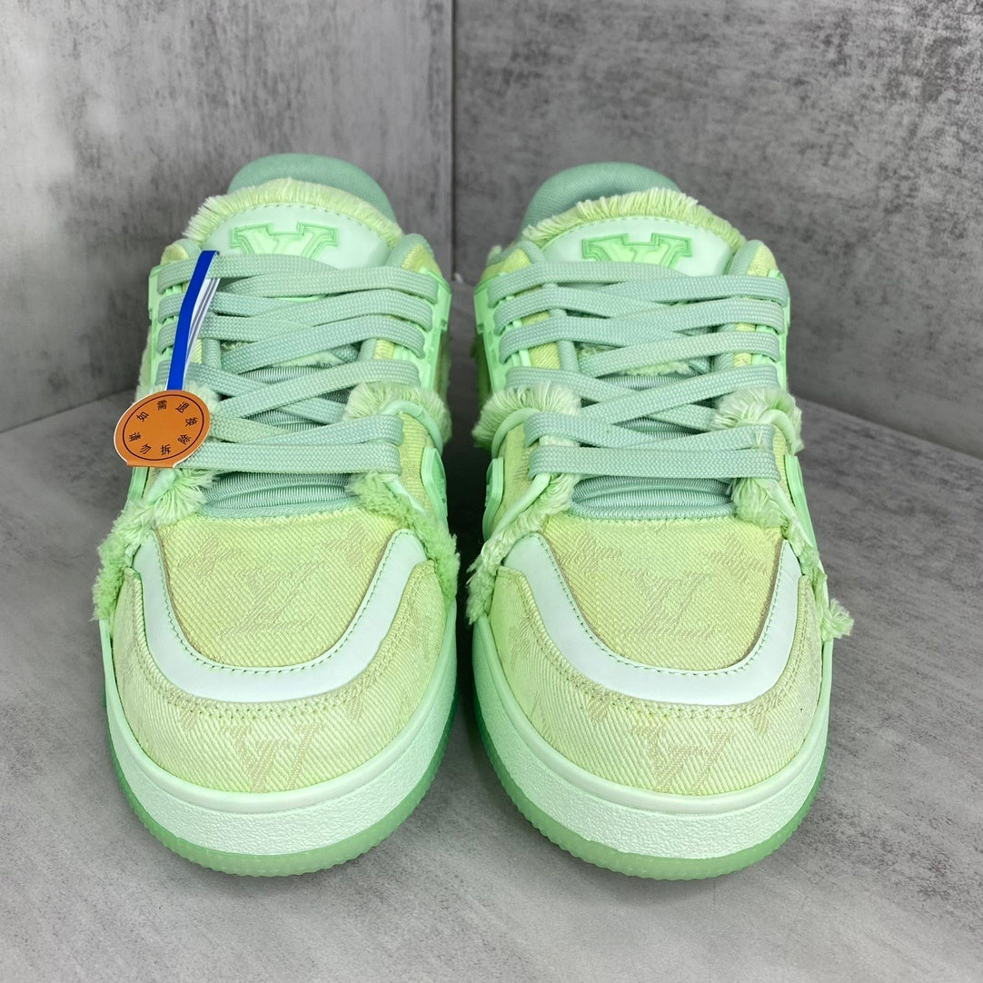 Louis Vuitton Trainers "Green Denim"