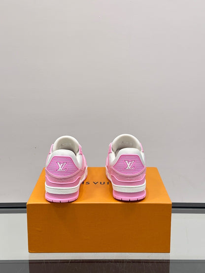 Louis Vuitton LV Trainers "Pink Denim-White"